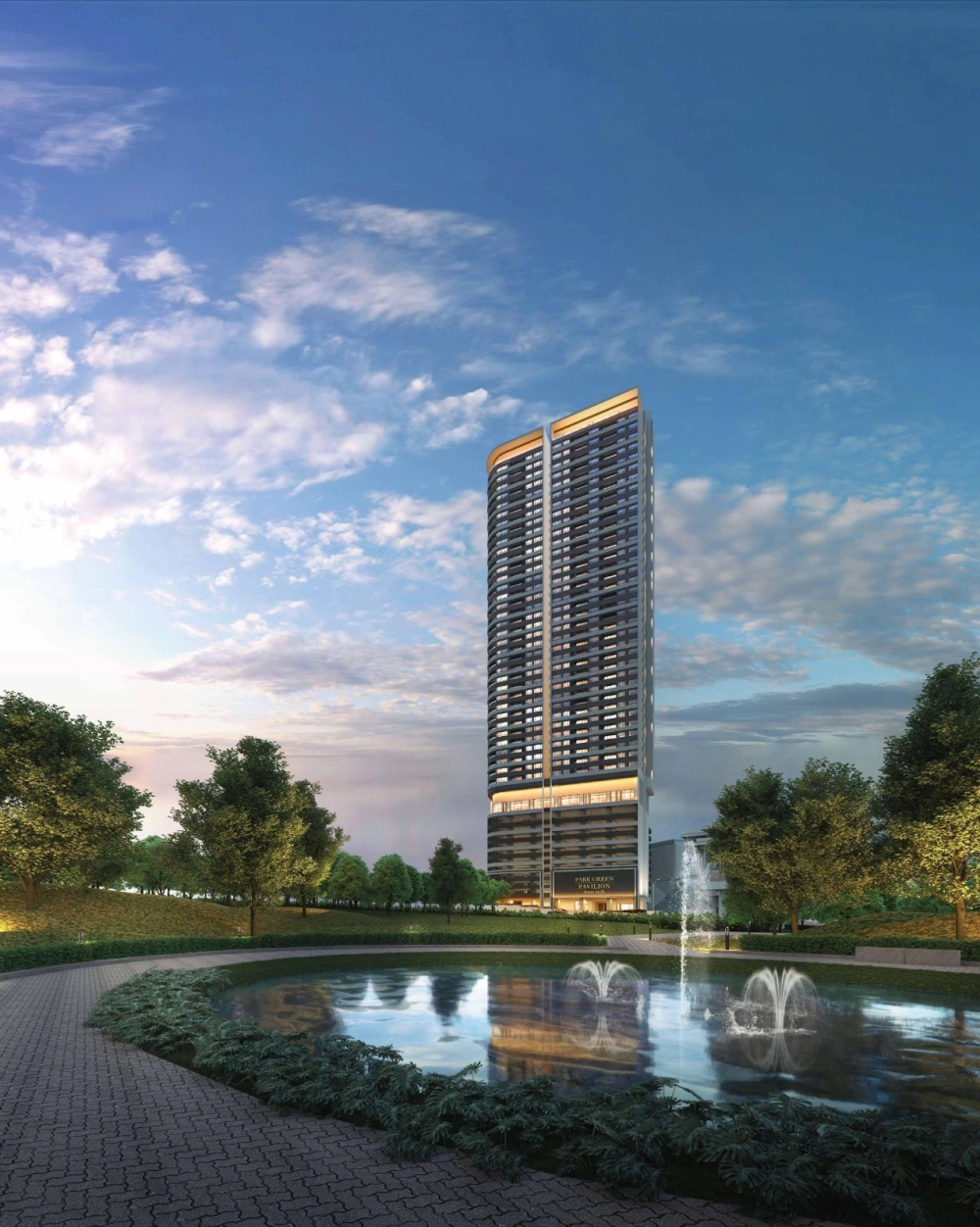 Park Green building facade beside Pavilion Bukit Jalil